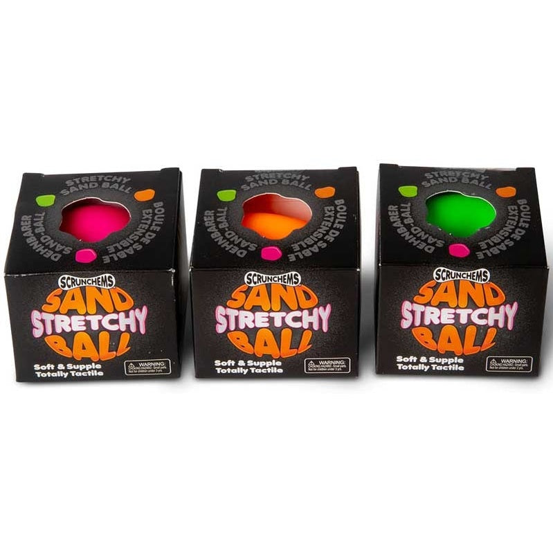 🏖️✨ Scrunchems Stretchy Sand Ball | Sensory Stress Relief Fidget Toy 🌈