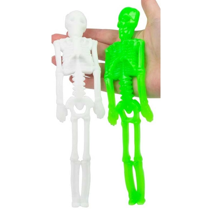 🤍💀 Scrunchems Stretchy Squishy Skeleton White | Stretchy Sensory Stress Relief Fidget Toy ✨
