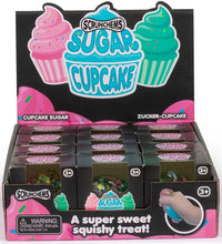 Scrunchems Sugar Cupcake sugar-filled sensory squishy fidget toy