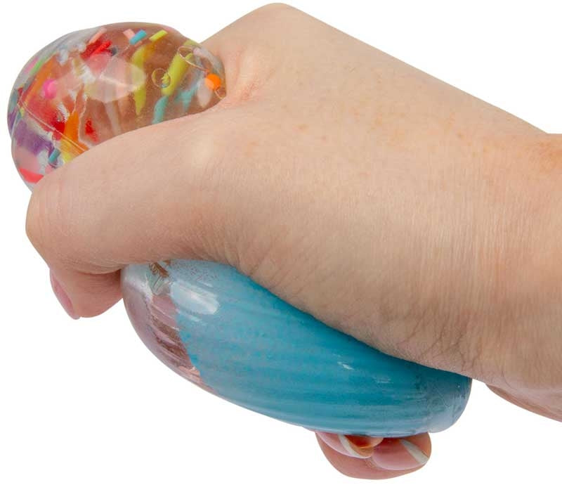 Scrunchems Sugar Cupcake sugar-filled sensory squishy fidget toy