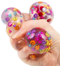 😊🌈 Scrunchems Happy Little Squish Ball | Smiley Sensory Fidget Toy