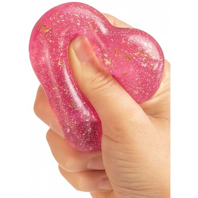 💖✨ Sparkly Squishy Heart | Glittery Sensory Fidget Toy