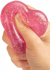💖✨ Sparkly Squishy Heart | Glittery Sensory Fidget Toy
