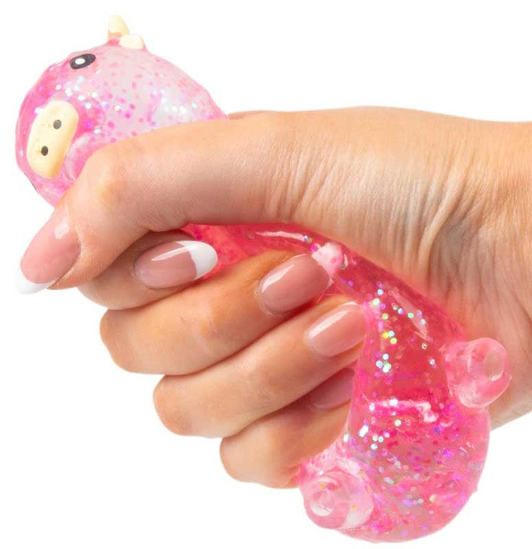 🐮✨ Sugar Highland Cow Squishy | Sugar-Filled Sensory Toy