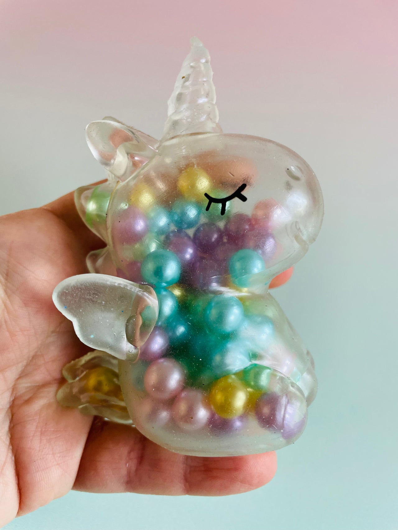 🦄🌈 Scrunchems ASMR Rainbow Unicorn Squishy