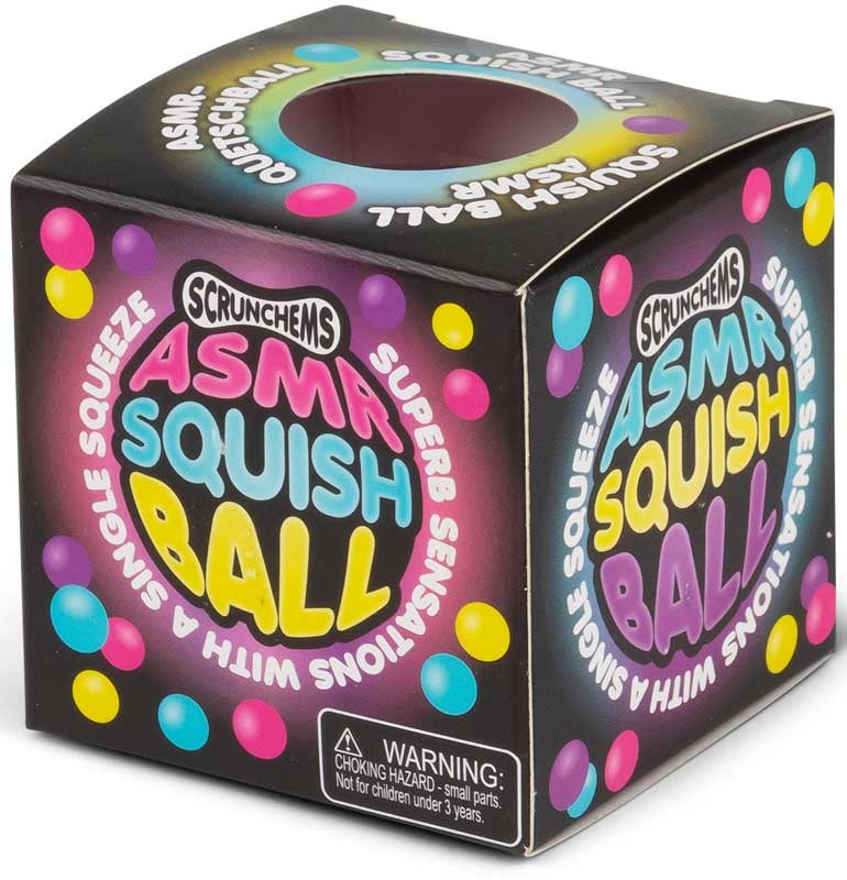 🩷🔊 Scrunchems ASMR Squish Ball | Crunchy Sensory Stress Relief Fidget Toy ✨