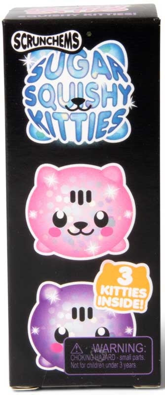 🐱✨ Scrunchems Diddy Sugar Squishy Kitties – 3 Pack