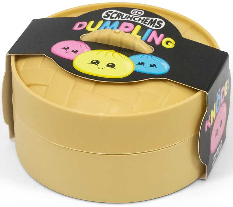 🥟💖 Scrunchems Dumpling Squishy | Soft Sensory Stress Relief Fidget Toy ✨