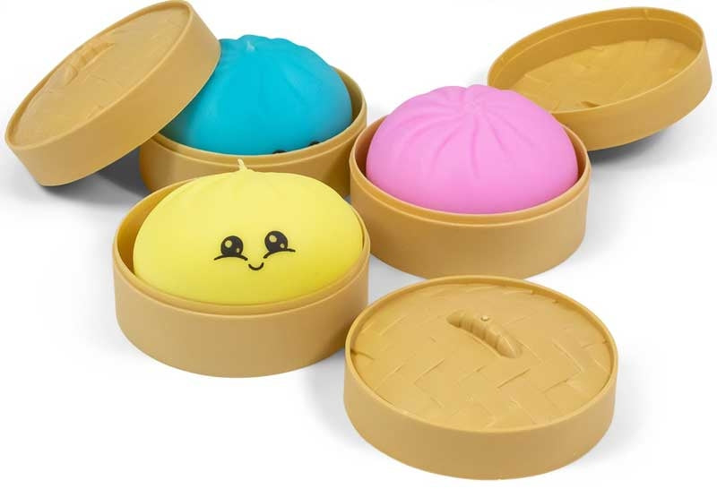 🥟💖 Scrunchems Dumpling Squishy | Soft Sensory Stress Relief Fidget Toy ✨