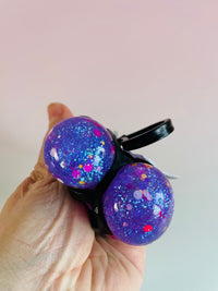 💜✨ Scrunchems Fusion Squish Ball Keychain – Purple