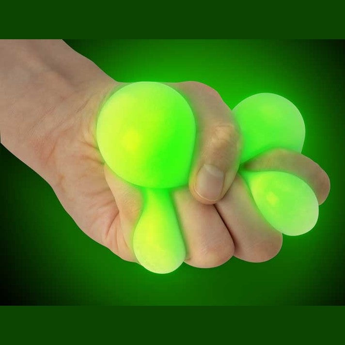 🌟💚 Scrunchems Glow in the Dark Squish Ball | Glowing Sensory Stress Ball ✨