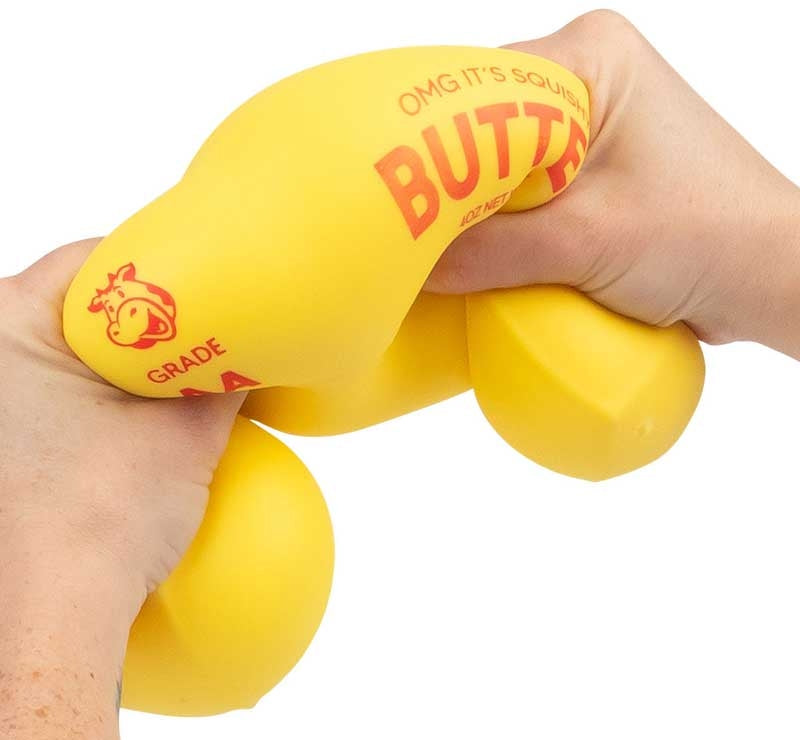 🧈💛 Scrunchems Jumbo Squishy Butter | Extra Large Super Soft Sensory Stress Relief Fidget Toy ✨