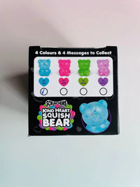 💖🐻 Scrunchems Kind Heart Squish Bear | Sugar Gel Sensory Stress Relief Fidget Toy ✨