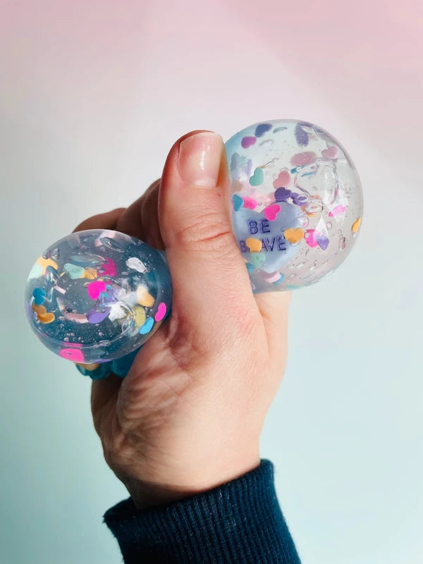 💖🐻 Scrunchems Kind Heart Squish Bear | Sugar Gel Sensory Stress Relief Fidget Toy ✨