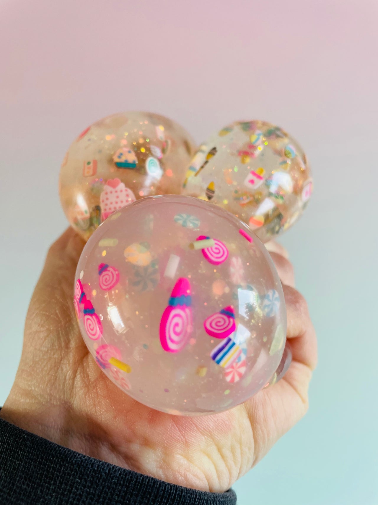 🎉✨ Scrunchems Party Diddy Squish Balls – 3 Pack