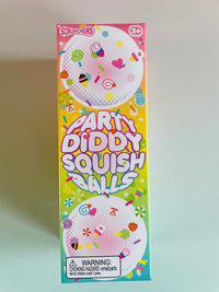 🎉✨ Scrunchems Party Diddy Squish Balls – 3 Pack