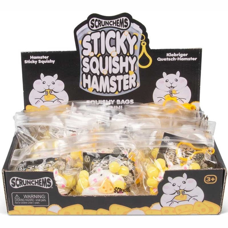 🐹✨ Scrunchems Sticky Squishy Hamster | Super Sticky Sensory Fidget Toy 💖