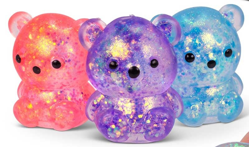🐻✨ Scrunchems Sugar Diddy Bears – 3 Pack Glitter Squishies