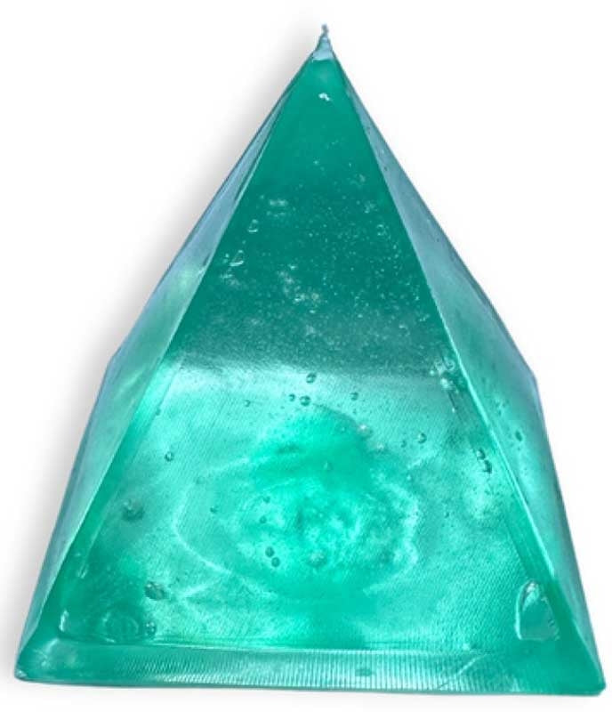 💚🔺 Scrunchems Sugar Pyramid | Green Sugar-Filled Sensory Stress Relief Fidget Toy ✨
