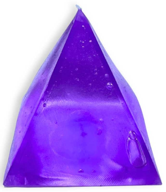 💜🔺 Scrunchems Sugar Pyramid | Purple Sugar-Filled Sensory Stress Relief Fidget Toy ✨