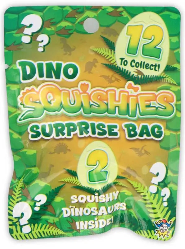 🦖🎁 Squishy Dinosaur Surprise 2 Pack Sensory Toy ✨
