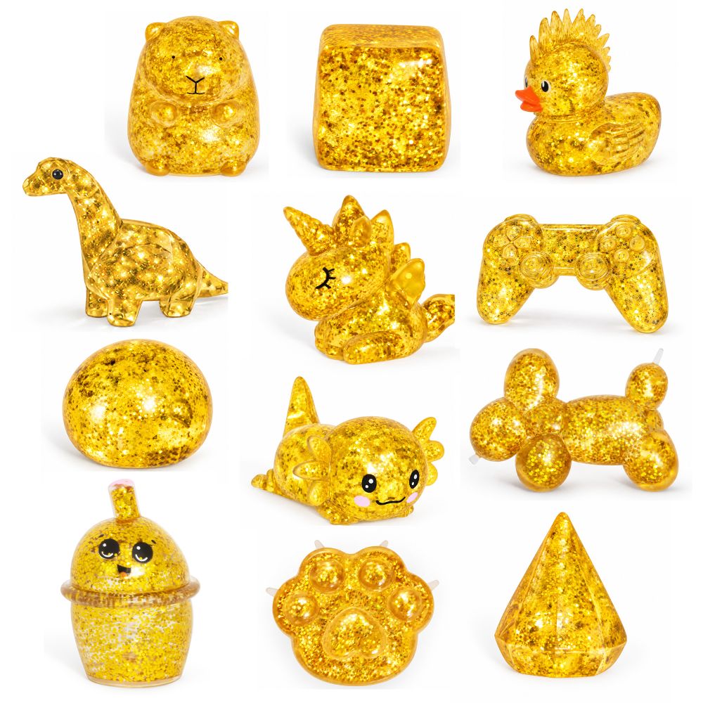 💎✨ Squishy Gemz Mystery Squishy | Glittery Sensory Fidget Toy