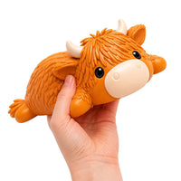 🐮🤎 The Big Squij Highland Cow | Jumbo Slow-Rise Sensory Stress Relief Squishy ✨