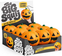 🎃🧡 The Big Squij Pumpkin | Jumbo Slow-Rise Halloween Sensory Stress Relief Squishy ✨