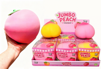 🍑🩷 Jumbo Peach Squishy | Super Slow Rising Sensory Stress Relief Fidget Toy ✨