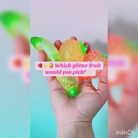 🍓🍌🍊 Scrunchems Sugar Squish Fruits | Fruity Sensory Squishy 3-Pack ✨