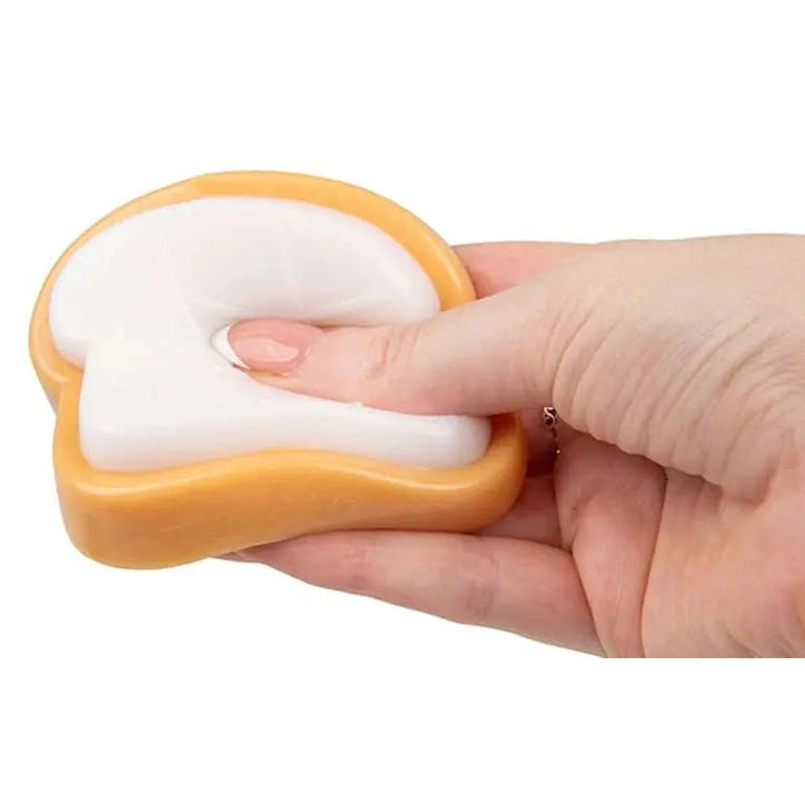 🍞🥓 Scrunchems Sticky Squishy Tic-Tac Toast | Interactive Breakfast Sensory Fidget Toy ✨